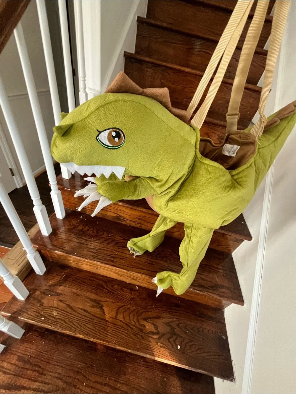 Spirit Halloween Dinosaur Ride Along Costume Toddler Adjustable Straps - Picture 3 of 3